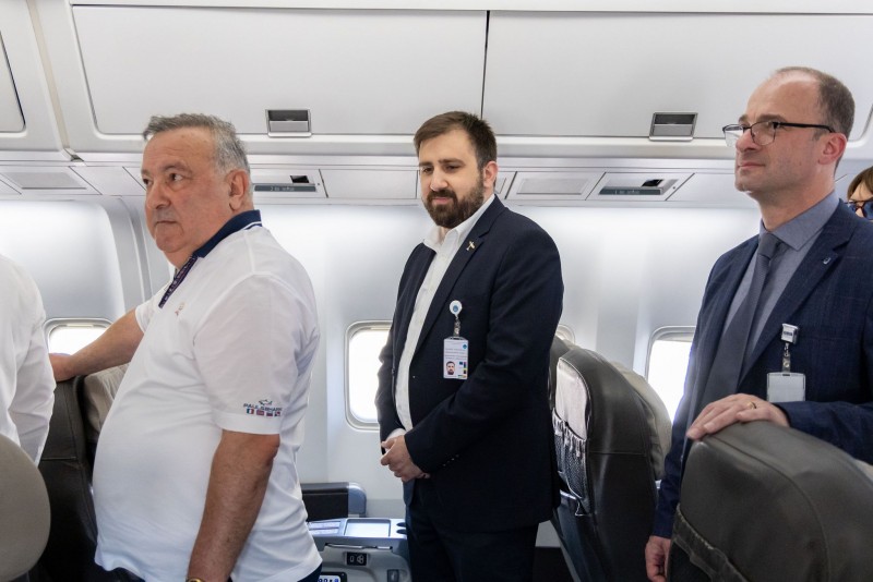 ირაკლი ქარქაშაძე: ქართული ავიაკომპანიისთვის ეს არის პირველი შემთხვევა, როდესაც მსგავსი დიდი ზომის ე.წ. Wide Body საჰაერო ხომალდი ჰყავს