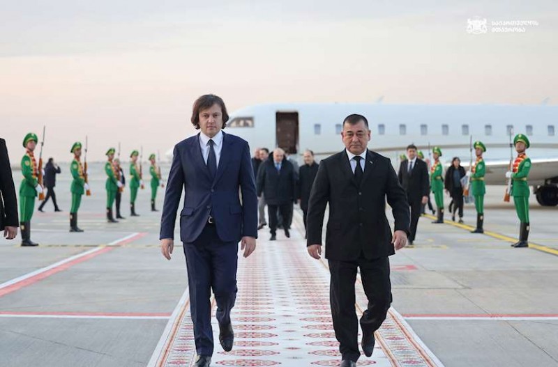 Georgian Prime Minister commences official visit to Turkmenistan