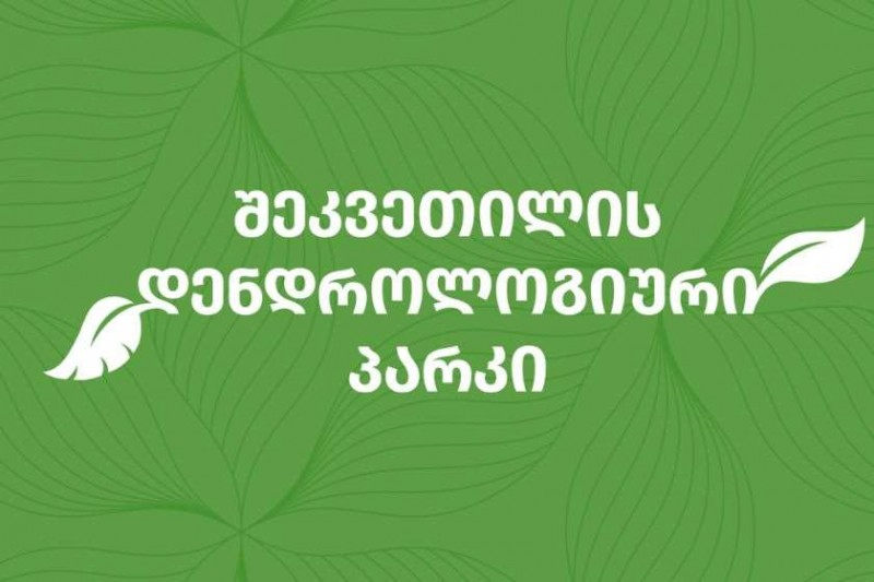 შეკვეთილის დენდროლოგიური პარკი განცხადებას ავრცელებს