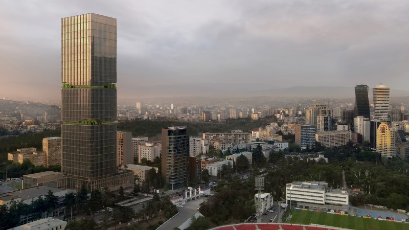 თბილისში ყველაზე მაღალი შენობის VR VAKE SKYVIEW TOWER-ის მშენებლობა 2028 წელს დასრულდება