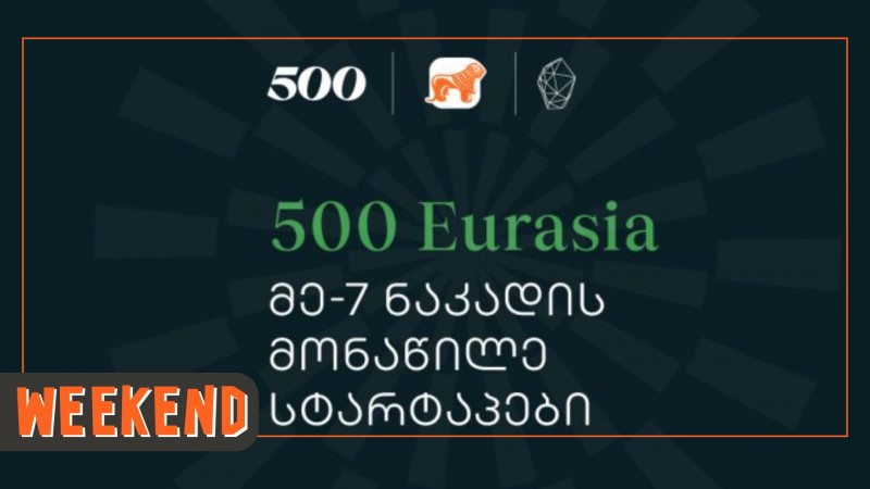 გაიცანით 500 Global in Eurasia-ს მეშვიდე ნაკადის სტარტაპები