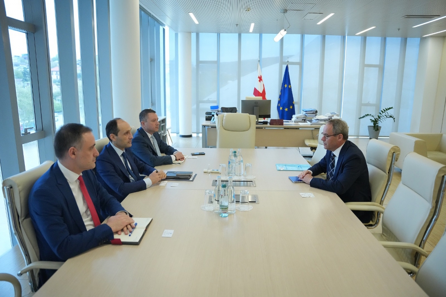 ლევან დავითაშვილი EBRD - ის დირექტორს ტამაშ ვოჟნიტს შეხვდა