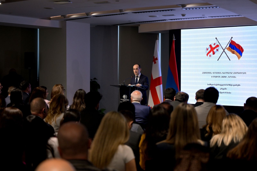 საქართველოსა და სომხეთს შორის არსებულ სავაჭრო-ეკონომიკურ თანამშრომლობას ჩვენ განვიხილავთ ისეთივე მნიშვნელოვნად, როგორც პოლიტიკურ ურთიერთობებს - ლევან დავითაშვილი