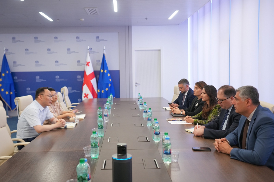 მარიამ ქვრივიშვილი ჩინეთის ავიაკომპანიის China Eastern Airlines - ის წარმომადგენლებს შეხვდა