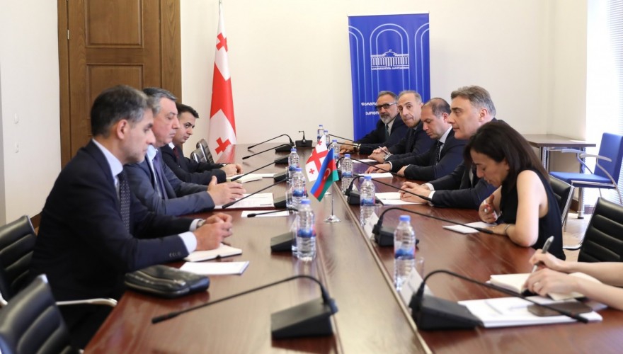 შოთა ბერეკაშვილი საქართველოში აზერბაიჯანის რესპუბლიკის ელჩს შეხვდა