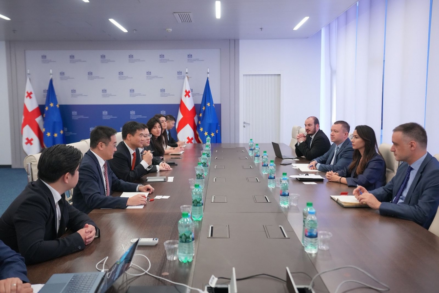 მარიამ ქვრივიშვილი ჩინური კორპორაცია "ჰუავეის" დელეგაციას შეხვდა