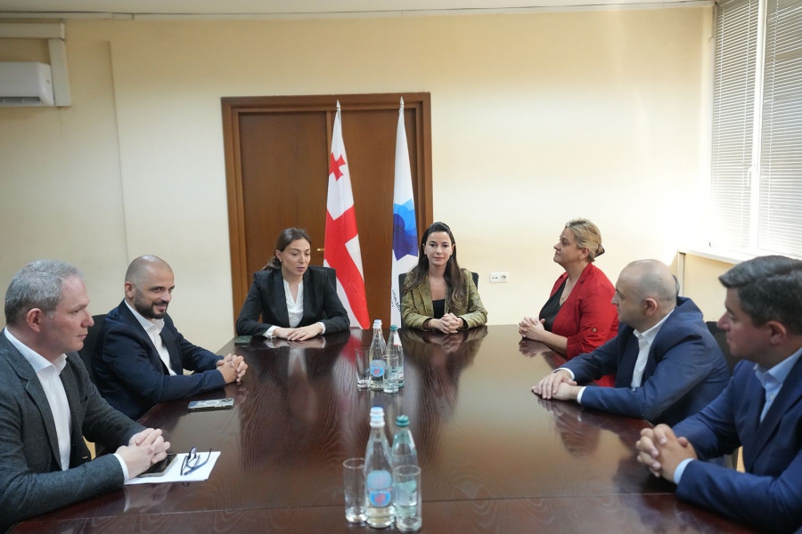 მარიამ ქვრივიშვილმა ნავთობისა და გაზის კორპორაციის თანამშრომლებს ახალი ხელმძღვანელი, ეკატერინე სისაური წარუდგინა