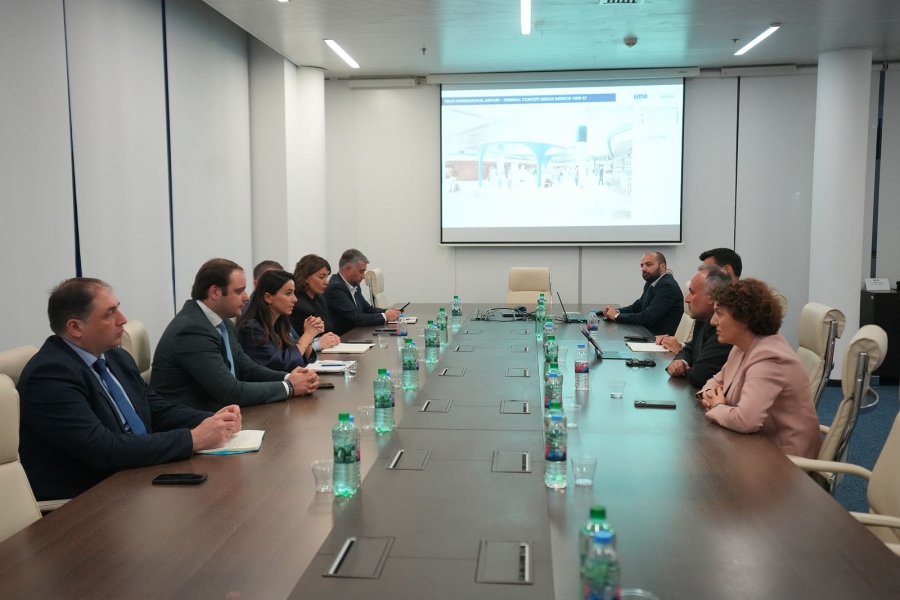 მარიამ ქვრივიშვილი კომპანია TAV Airports-ის პრეზიდენტს სერქან კაპტანს შეხვდა