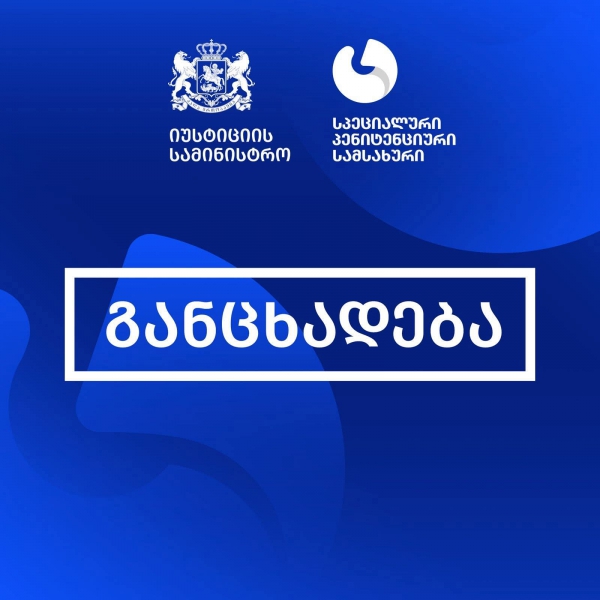გამოკვეთილი გარემოებები აჩენს საფუძვლიან ეჭვს, რომ შესაძლოა კონკრეტული თანამშრომლები, მათი გავლენის ქვეშ მყოფი პატიმრები და მსჯავრდებული ბაჩიაშვილი ურთიერთშეთანხმებულად მოქმედებდნენ - სპეციალური პენიტენციური სამსახური