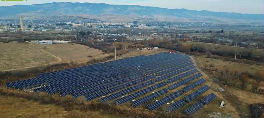 Energy Consulting Group-მა და Green Energy-მ კასპში პირველი ინდუსტრიული მზის ელექტროსადგური ააშენეს