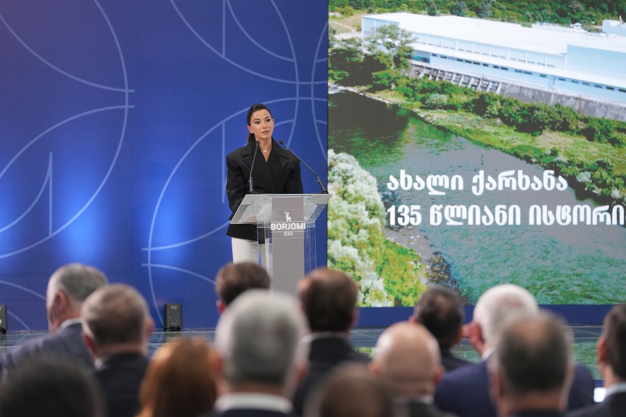 „ბორჯომის“ ახალი საწარმო მნიშვნელოვანი პროექტია, რომელშიც 120 მლნ დოლარის ინვესტიცია განხორციელდა და 600 სამუშაო ადგილი შეიქმნა - მარიამ ქვრივიშვილი