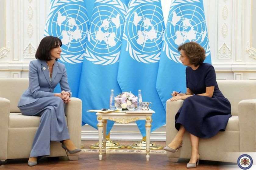 მაკა ბოჭორიშვილი UNESCO-ს გენერალურ დირექტორს შეხვდა