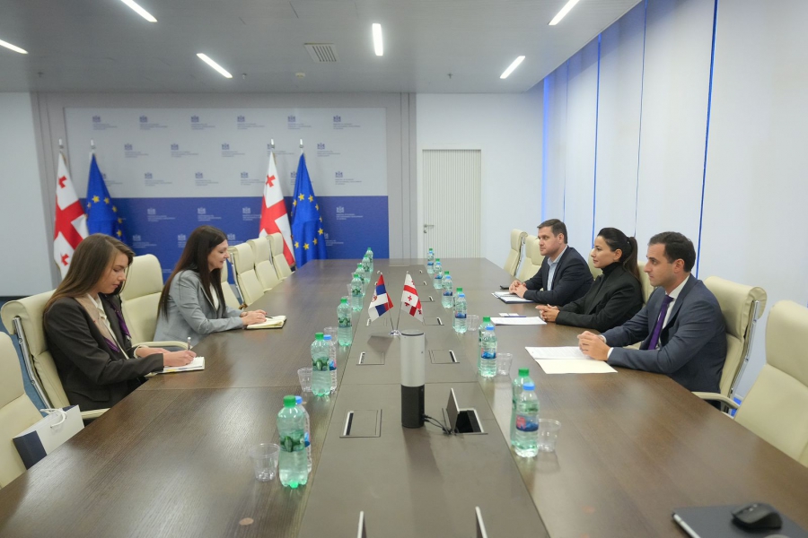 მარიამ ქვრივიშვილმა საქართველოში სერბეთის ელჩთან გაცნობითი შეხვედრა გამართა