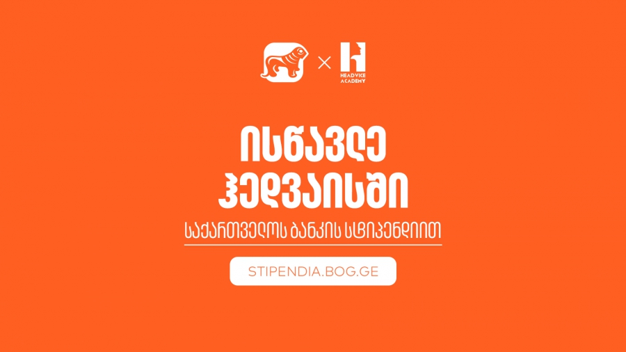 გახდი საქართველოს ბანკის სტიპენდიატი ჰედვაის აკადემიაში - დაეუფლე ახალ პროფესიას სრული დაფინანსებით