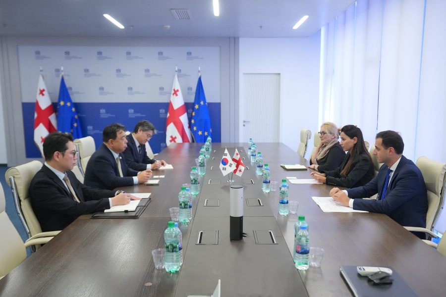 ეკონომიკისა და მდგრადი განვითარების მინისტრი მარიამ ქვრივიშვილი კორეის ელჩს ჰიონდუ კიმის შეხვდა