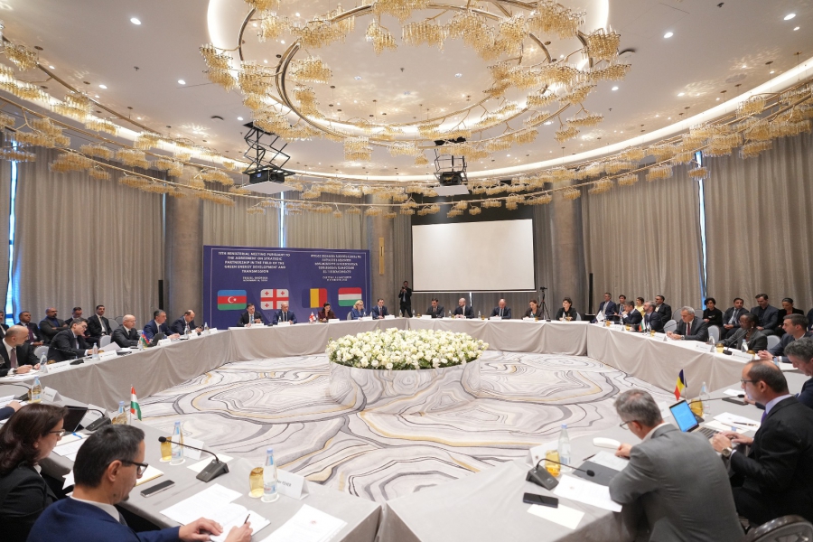 თბილისში საქართველოს, აზერბაიჯანის, რუმინეთისა და უნგრეთის წარმომადგენლების მონაწილეობით „მწვანე ენერგეტიკული დერეფნის" მე-11 მინისტერიალი გაიმართა