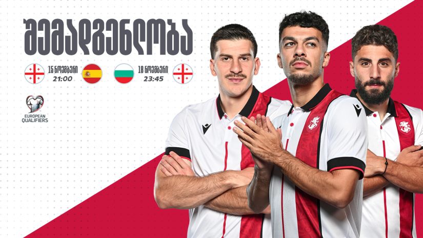 საქართველოს ნაკრების შემადგენლობა ნოემბრის მატჩებისთვის