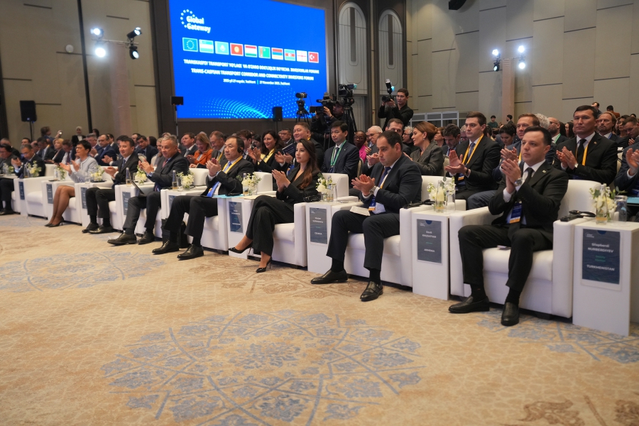 მარიამ ქვრივიშვილმა ევროკავშირის მიერ ორგანიზებულ ტრანსკასპიური სატრანსპორტო კორიდორის და დაკავშირებადობის საინვესტიციო ფორუმის გახსნაში მიიღო მონაწილეობა