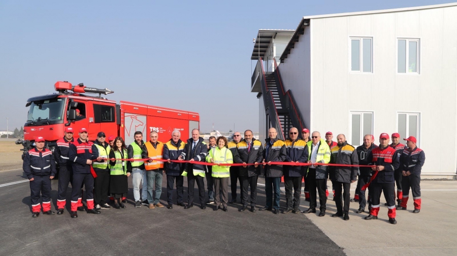 ტავ ჯორჯიას ინვესტიციით, თბილისის საერთაშორისო აეროპორტის აეროდრომზე, ფრენების სახანძრო უზრუნველყოფის სამსახურის შენობა გაფართოვდა