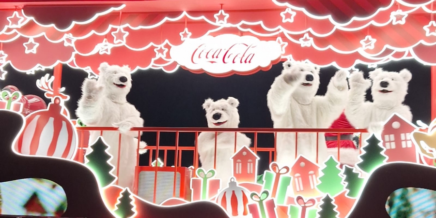 კოკა კოლას ქარავანი დაიძრა