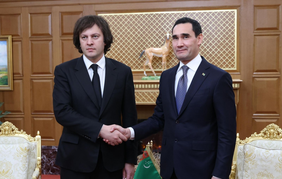 საქართველოს პრემიერ-მინისტრი ირაკლი კობახიძე თურქმენეთის პრეზიდენტ სერდარ ბერდიმუჰამედოვს შეხვდა