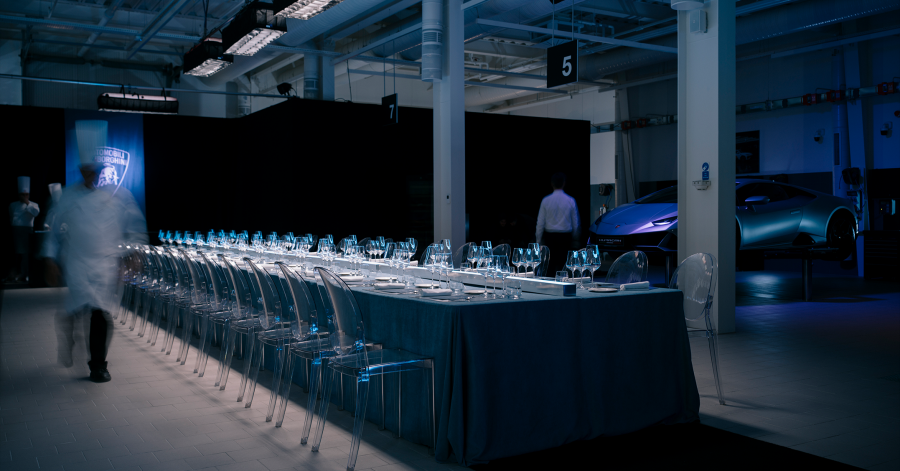 Beyond Taste - Lamborghini Tbilisi-ს ექსკლუზიური ვახშამი სერვისცენტრში