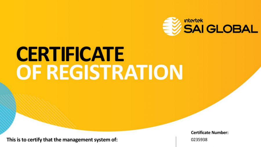 საქართველოს გაერთიანებულმა წყალმომარაგების კომპანიამ ISO 9001:2015-ის ხარისხის სერტიფიკატი მიიღო