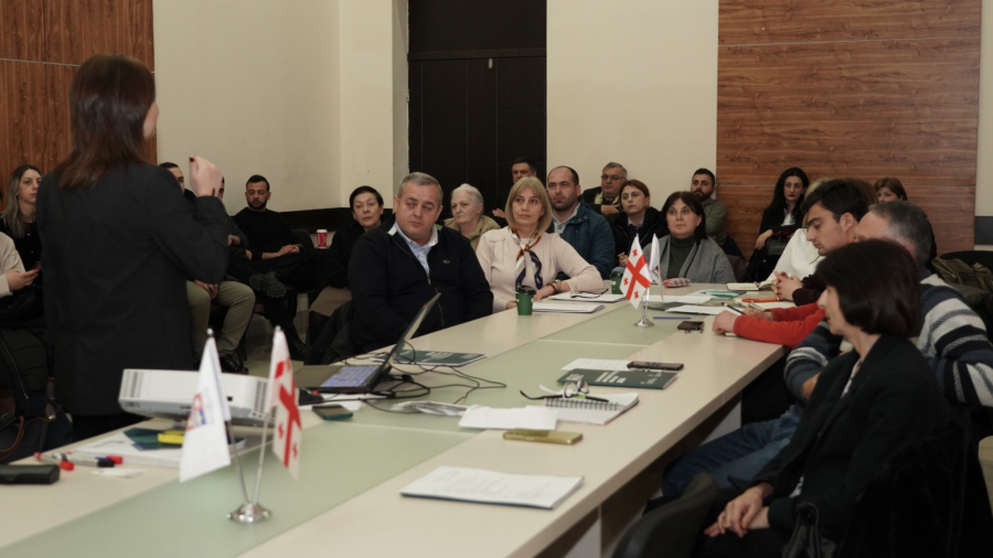 სივრცითი და ქალაქთმშენებლობითი განვითარების სააგენტოს ორგანიზებული ტრენინგების სერიის ფარგლებში, სპეციალისტები კახეთის ყველა მუნიციპალიტეტიდან გადამზადდნენ