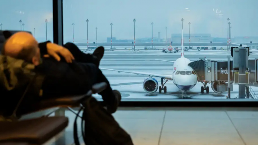 უამინდობის გამო, გერმანიის დედაქალაქიდან რეისების უმეტესობა გადაიდო, ან გაუქმდა