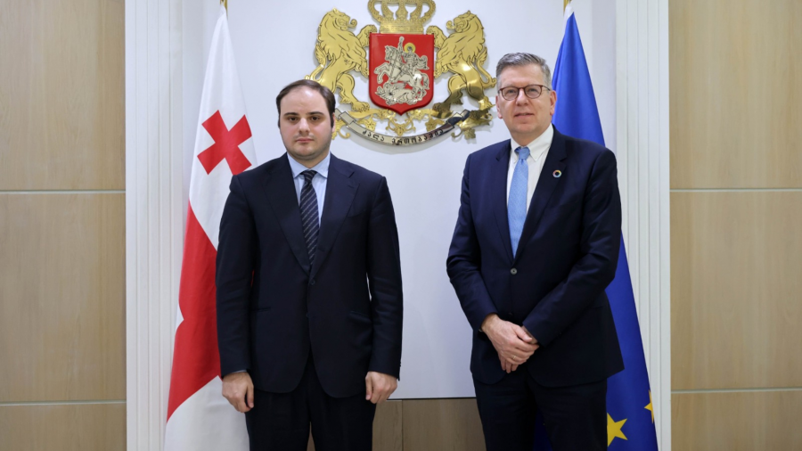 საქართველოს მთავრობის ადმინისტრაციის ხელმძღვანელი ლევან ჟორჟოლიანი მიგრაციის საერთაშორისო ორგანიზაციის (IOM) ევროპისა და ცენტრალური აზიის რეგიონულ დირექტორს არტურ ერკენს შეხვდა