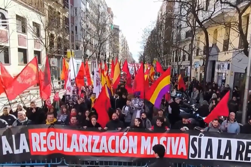 მადრიდში ანტისაიმიგრაციო აქცია გაიმართა