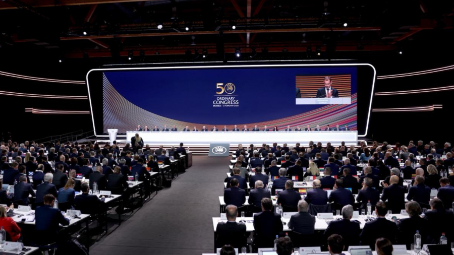 12 თებერვალს, ბელგიის დედაქალაქ ბრიუსელში უეფას 50-ე კონგრესი გაიმართა