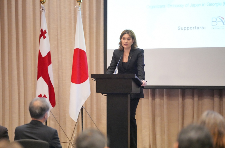 თამარ იოსელიანი საქართველო - იაპონიის ბიზნეს ფორუმზე სიტყვით გამოვიდა