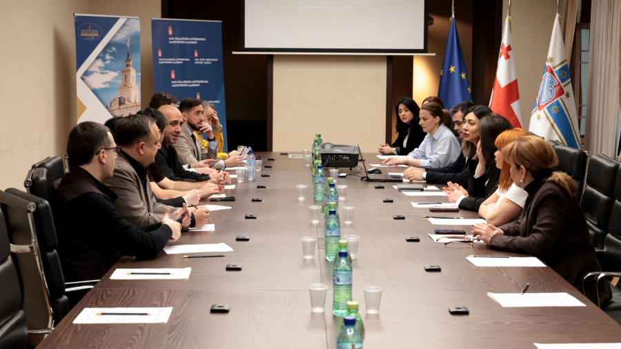 თბილისის საკრებულოში დასაქმების ხელშეწყობის სახელმწიფო პროგრამებზე სამუშაო შეხვედრა გაიმართა