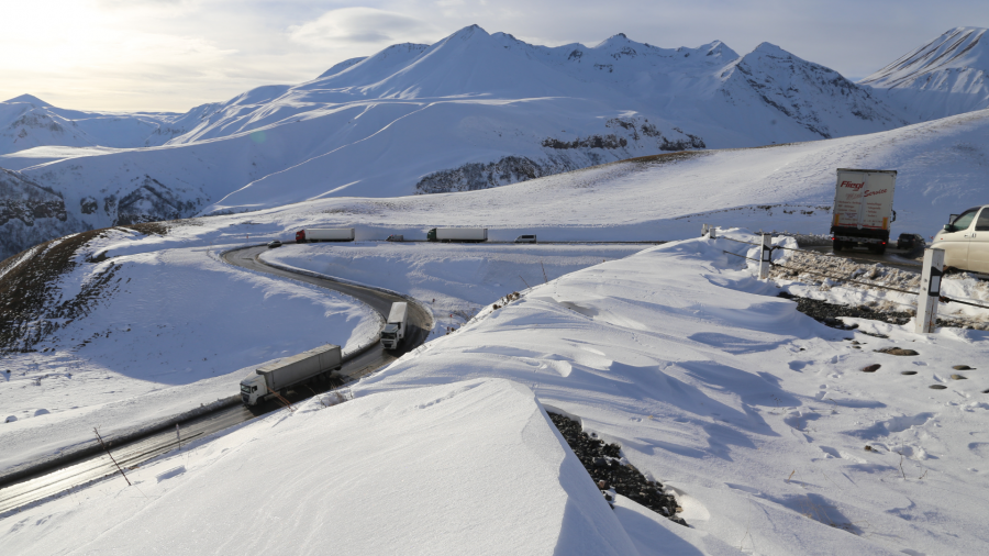 გუდაური (ფოსტა) - კობის მონაკვეთზე მისაბმელიანი და ნახევრად მისაბმელიანი ავტოტრანსპორტის მოძრაობა აღდგა