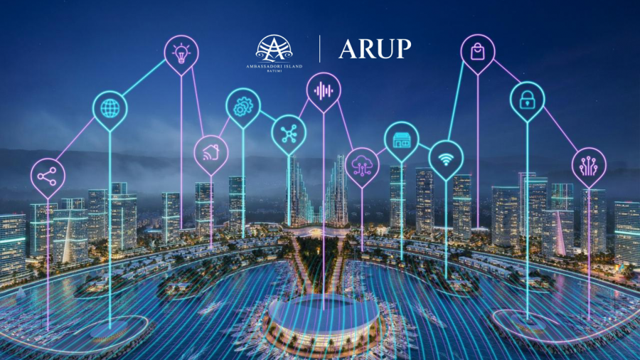 „ამბასადორი აილენდ ბათუმი“ რეგიონული განვითარების ახალ სტანდარტს - „ჭკვიანი ქალაქის“ კონცეფციას Arup-თან ერთად ამკვიდრებს