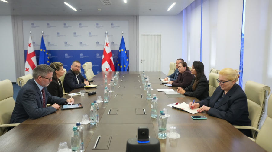 მარიამ ქვრივიშვილი აზიის განვითარების ბანკის (ADB) მუდმივი წარმომადგენლობის დირექტორს ლესლი ბეარმან ლაჰმს შეხვდა