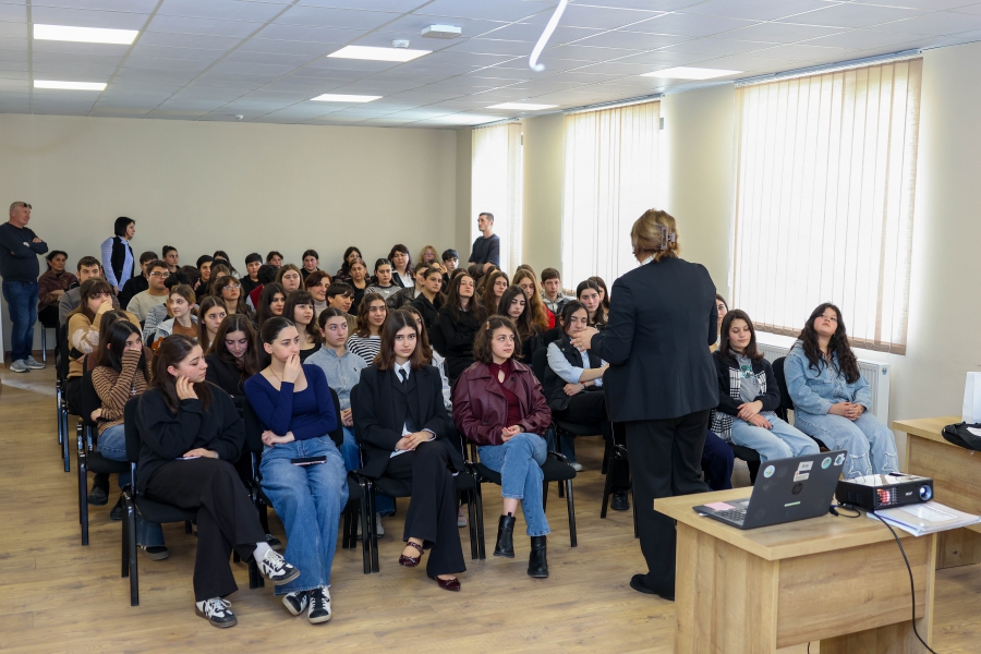 სოფელ არაშენდა, ნანიანის, ზემო კაჭრეთისა და კაჭრეთის საჯარო სკოლებში მოსწავლეებთან საინფორმაციო-შემეცნებითი შეხვედრა გაიმართა