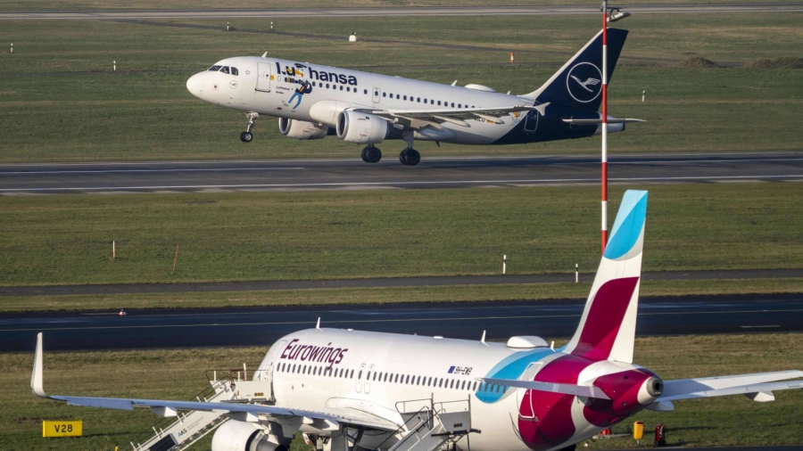 გერმანიაში Lufthansa-სა და Eurowings-ის პილოტები გაიფიცნენ