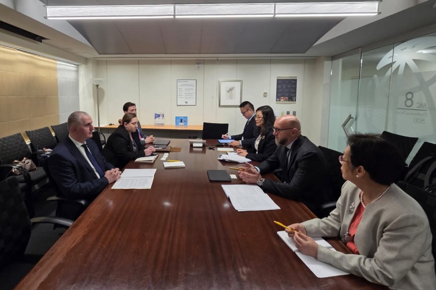 ფინანსთა მინისტრი ლაშა ხუციშვილი აზიის ინფრასტრუქტურის საინვესტიციო ბანკის (AIIB) მთავარ საინვესტიციო ოფიცერს შეხვდა