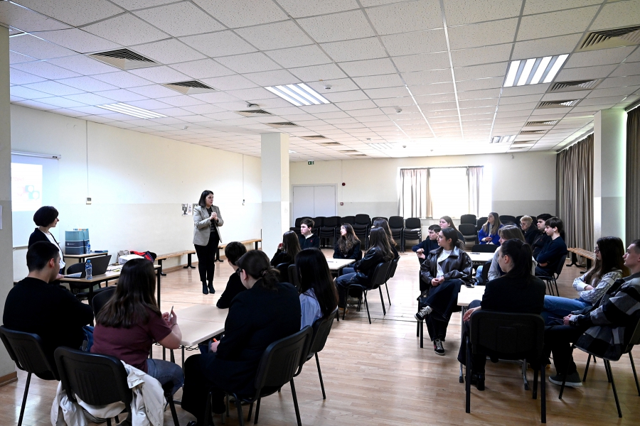 ფულის გლობალური კვირეულის კამპანიის ფარგლებში სებ-ის პირველი ვიცე-პრეზიდენტი წეროვანის სკოლას ეწვია