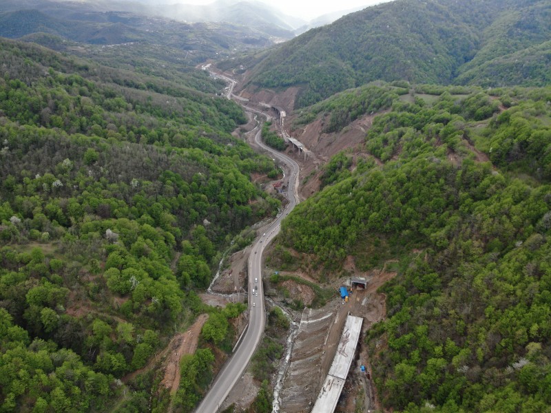 რიკოთის საუღელტეხილო მონაკვეთზე მოძრაობა თავისუფლად მიმდინარეობდა