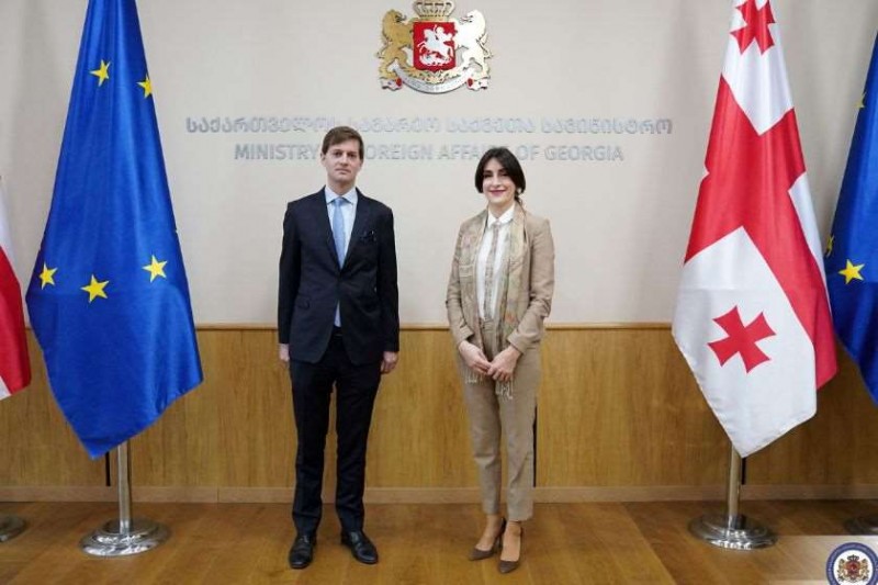 მაკა ბოჭორიშვილი საქართველოში ბელგიის ახლად დანიშნულ ელჩს შეხვდა