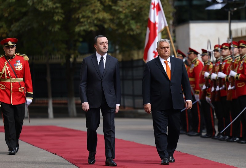 თქვენ ხართ ჩვენი ქვეყნისა და ხალხის ნამდვილი მეგობარი - ირაკლი ღარიბაშვილი ვიქტორ ორბანს