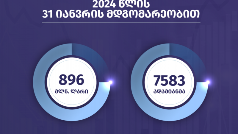 იანვრის მდგომარეობით, საპენსიო სქემაში 1 მილიონ 489 ათასი ადამიანია გაწევრიანებული