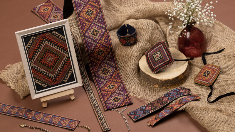 ხევსურული ნაქარგი - ნაჭრელა აშშ-ის ბაზარზე გამოჩნდება