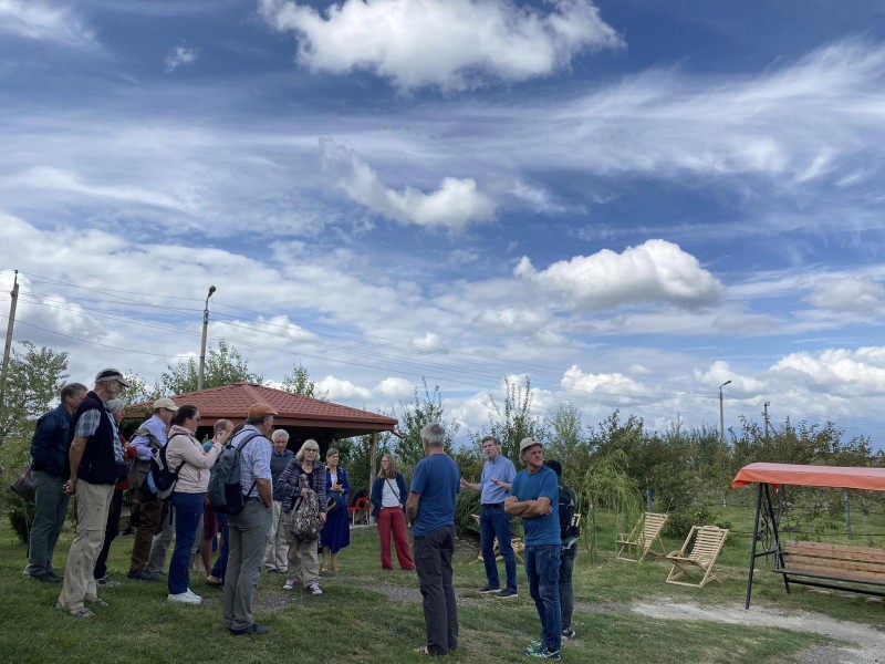 ბიოლოგიურ მეურნეობათა ასოციაცია „ელკანას“ მხარდაჭერით საქართველოს გერმანელ ტურისტთა 30-კაციანი ჯგუფი სტუმრობს