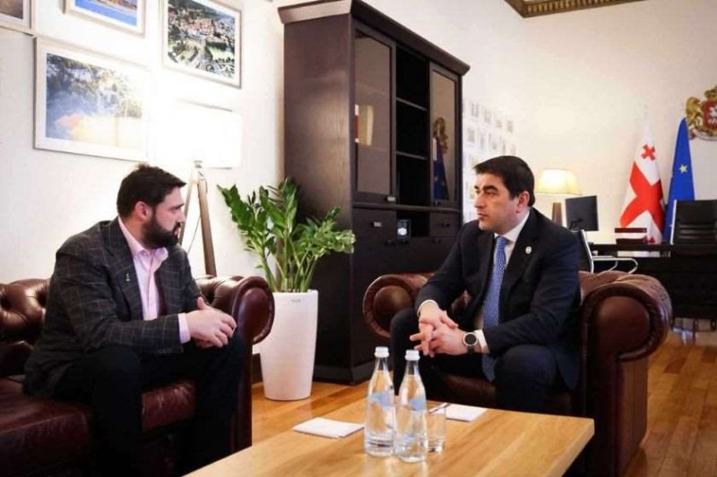 შალვა პაპუაშვილი ევროპის ზამთრის ახალგაზრდული ოლიმპიური ფესტივალის საორგანიზაციო კომიტეტის თავმჯდომარეს შეხვდა